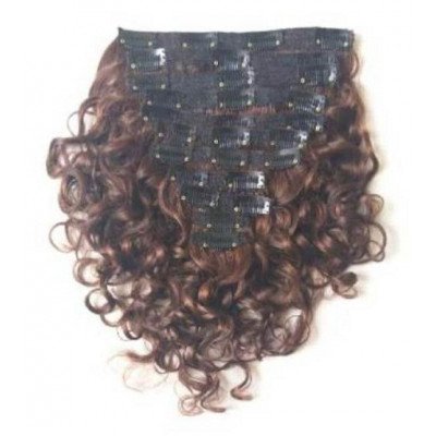 curly clip in hair extension